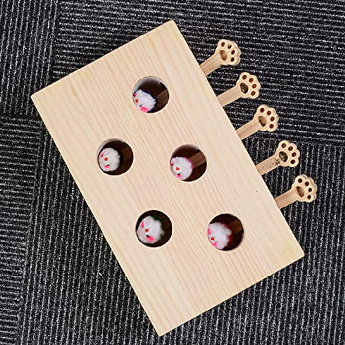 Cat Interactive Wooden Toys Whack