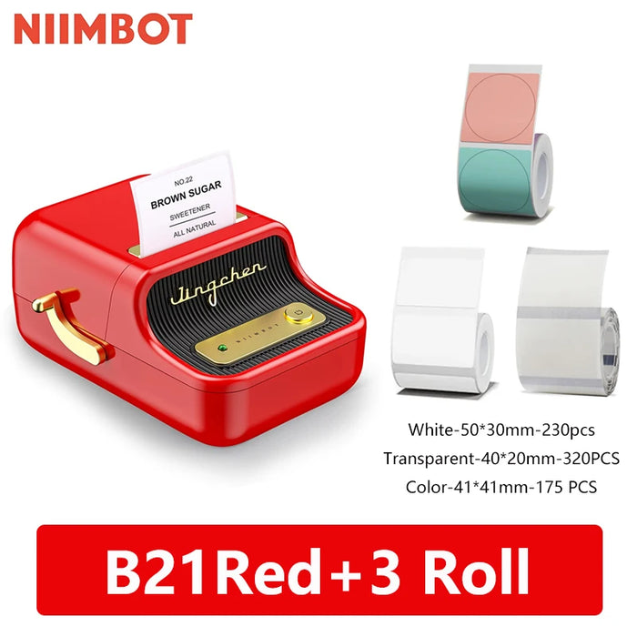B21 Bluetooth Label Printer