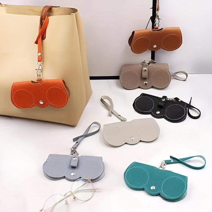 Soft Leather Sunglasses Bag