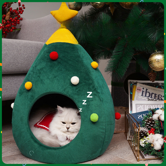 SantaPaws Plush Pet Nest