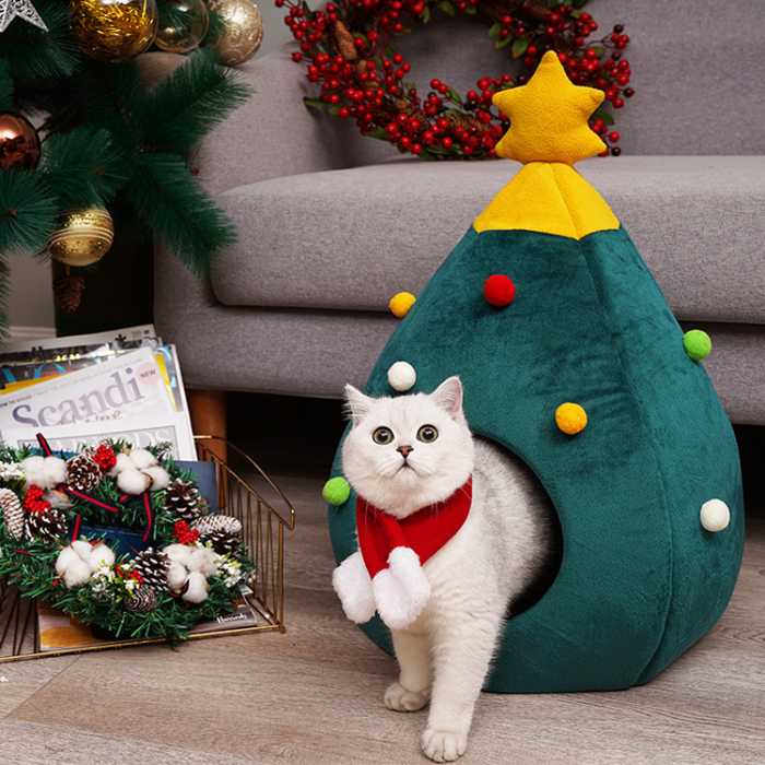 SantaPaws Plush Pet Nest