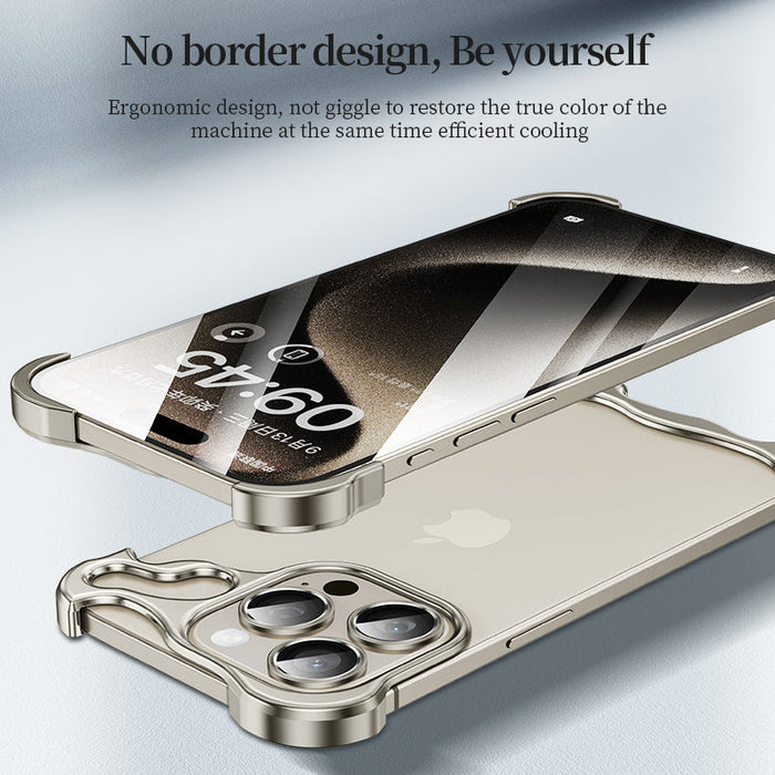 Luxury Alien Titanium Alloy Bumper Phone Case For iPhone