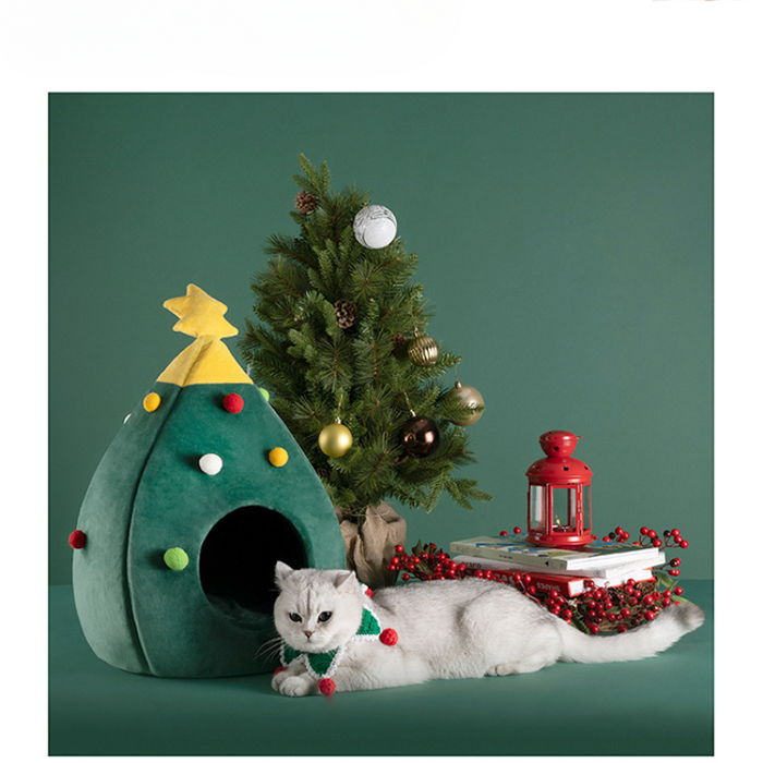 SantaPaws Plush Pet Nest