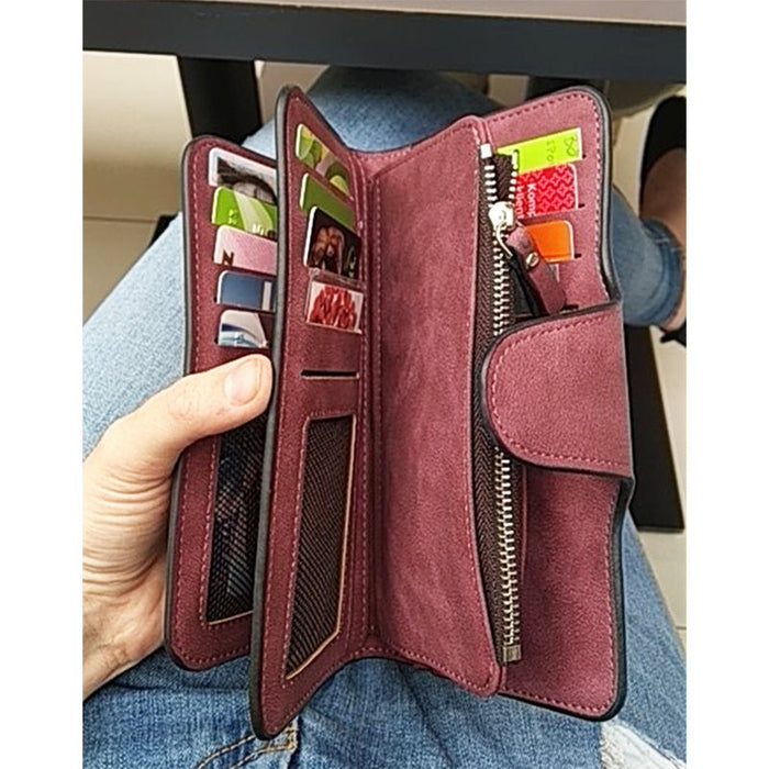 Retro Glamorous Multiple Slots Women Wallets