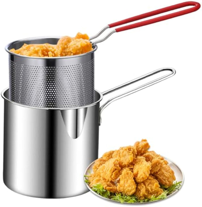 Stainless Steel Oil Filtration Deep Fryer