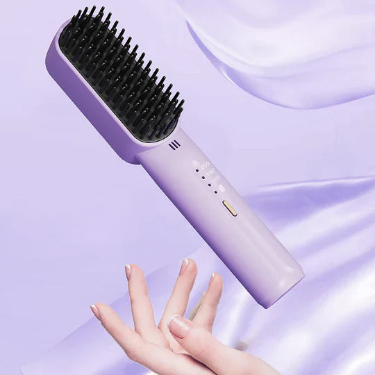 FlexiStraight - Portable Cordless mini hair straightening comb