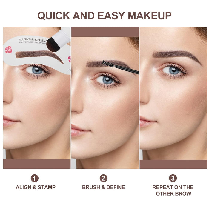 🌲 Early Christmas Sale - SAVE OFF 60% 🎁 Eyebrow Stamp Stencil Kit