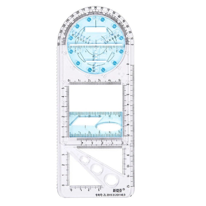 Nearockle Multifunctional Geometric Ruler