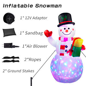 🌲 Early Christmas Sale - SAVE OFF 65% 🎁 Foot Inflatable Snowman