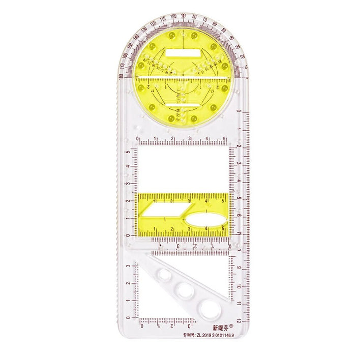 Nearockle Multifunctional Geometric Ruler