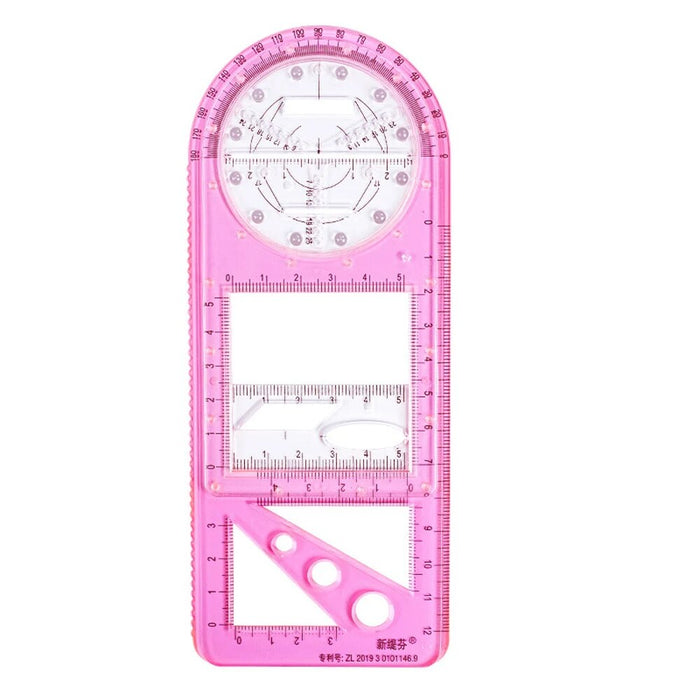 Nearockle Multifunctional Geometric Ruler