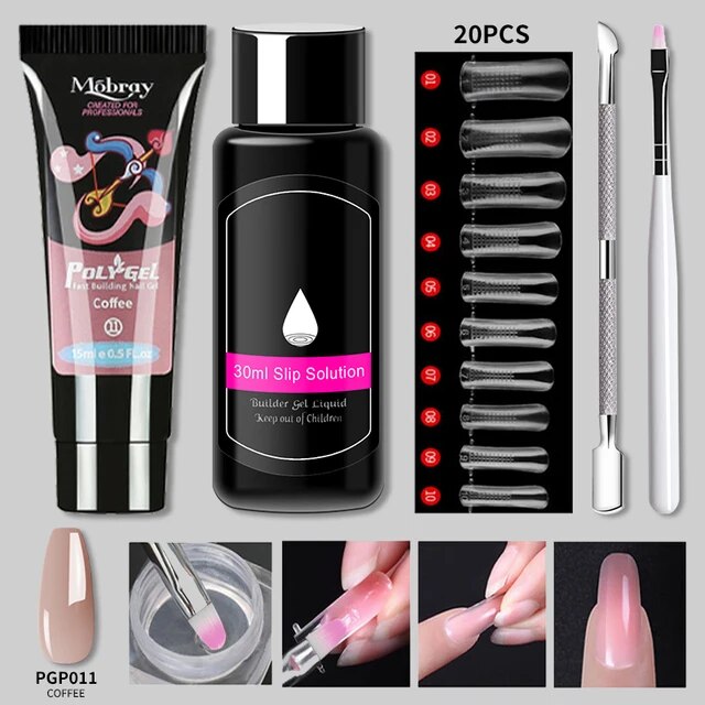 🌲 Early Christmas Sale 🎁Polygel Nail Kit