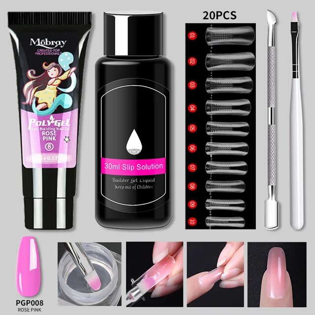 🌲 Early Christmas Sale 🎁Polygel Nail Kit