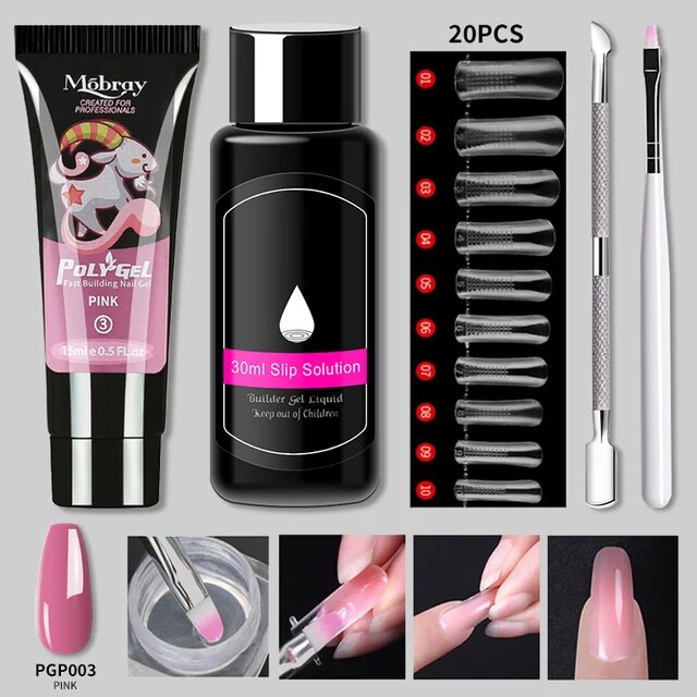 🌲 Early Christmas Sale 🎁Polygel Nail Kit