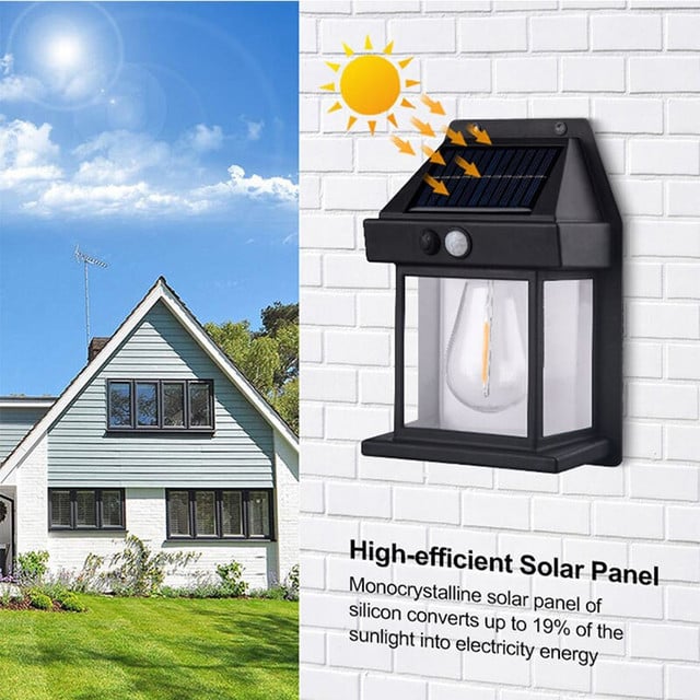 2024 New Outdoor Solar Wall Lamp