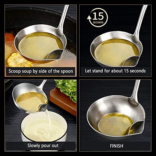 304 Stainless Steel Oil Separator Spoon