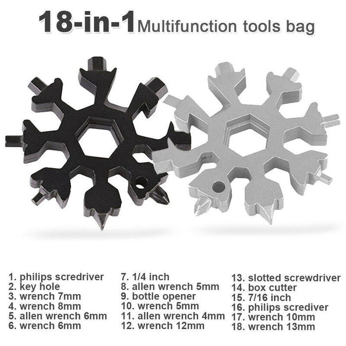 18-in-1 Snowflake Multi-tool