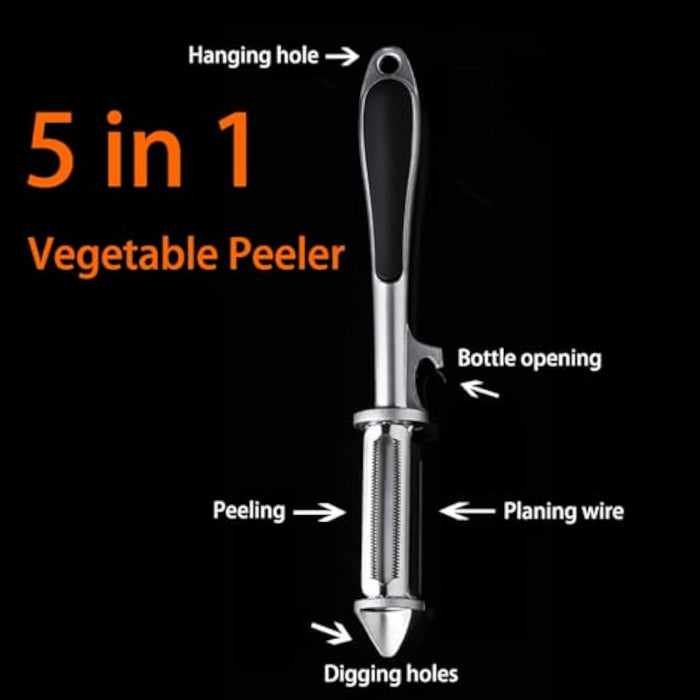 Stainless Steel Multifunctional Veggie Peeler Set