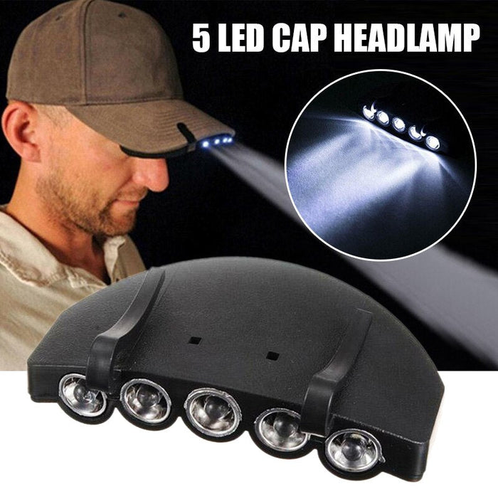 🔥LAST DAY SPECIAL SALE 60% OFF 🔥Hat Brim Clip Lamp with 5 LED