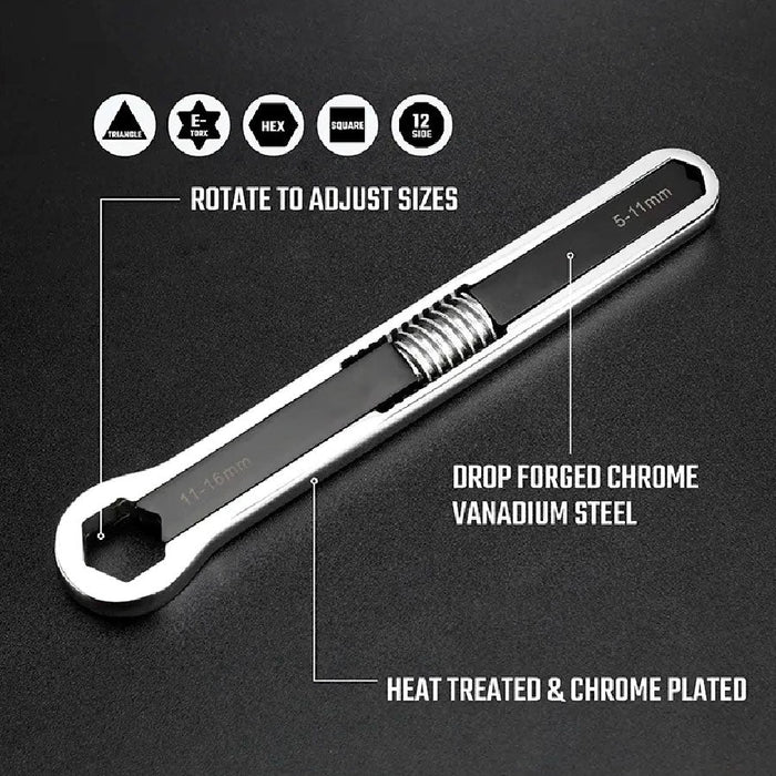 Universal Wrench Set Drop Forged