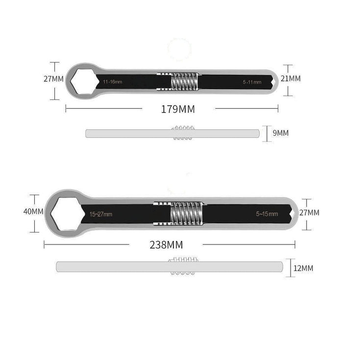 Universal Wrench Set Drop Forged