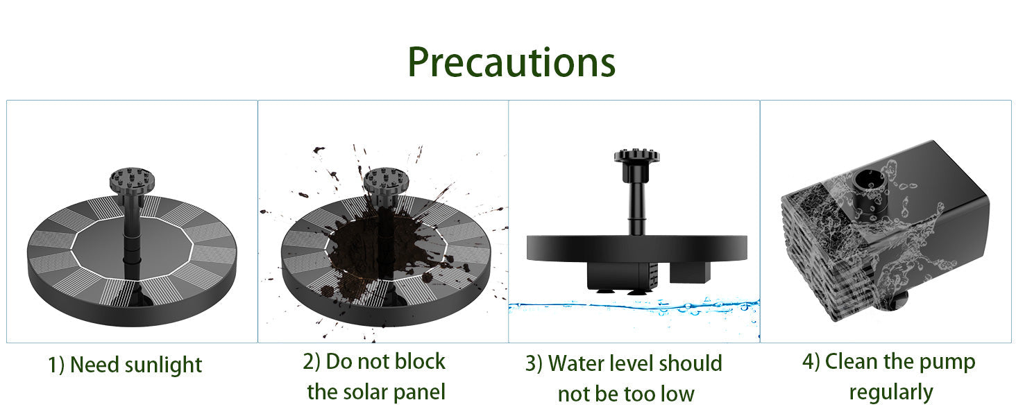 Mini Solar Water Fountain