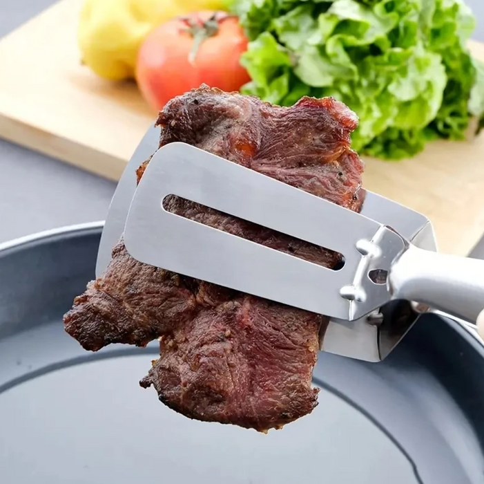 Stainless Steel Grasp Steak Tongs