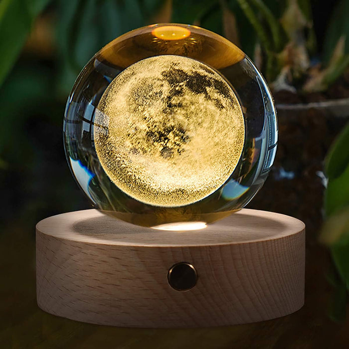 3D Crystal Ball with Led Light