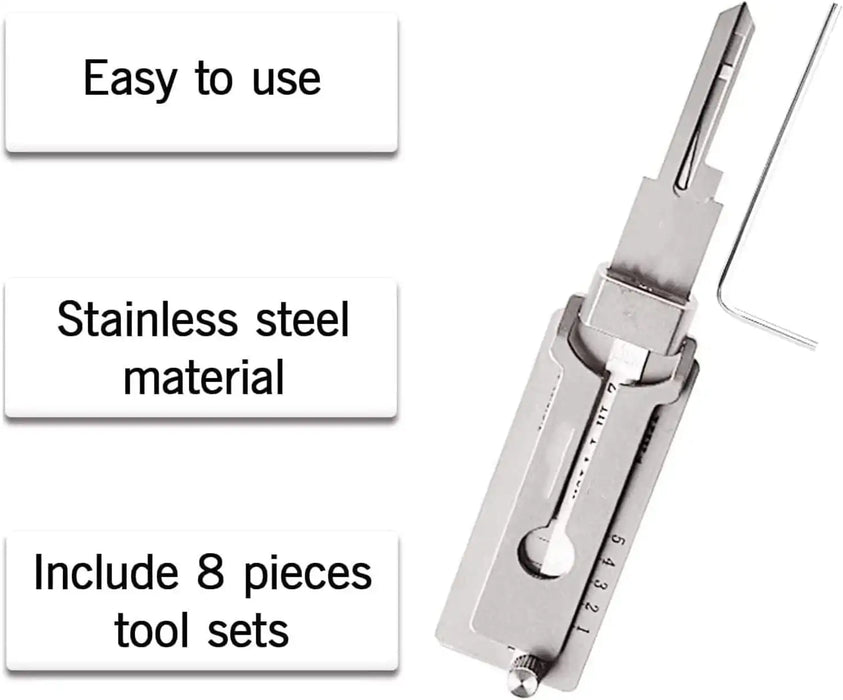 Stainless Steel Master Key Decoder