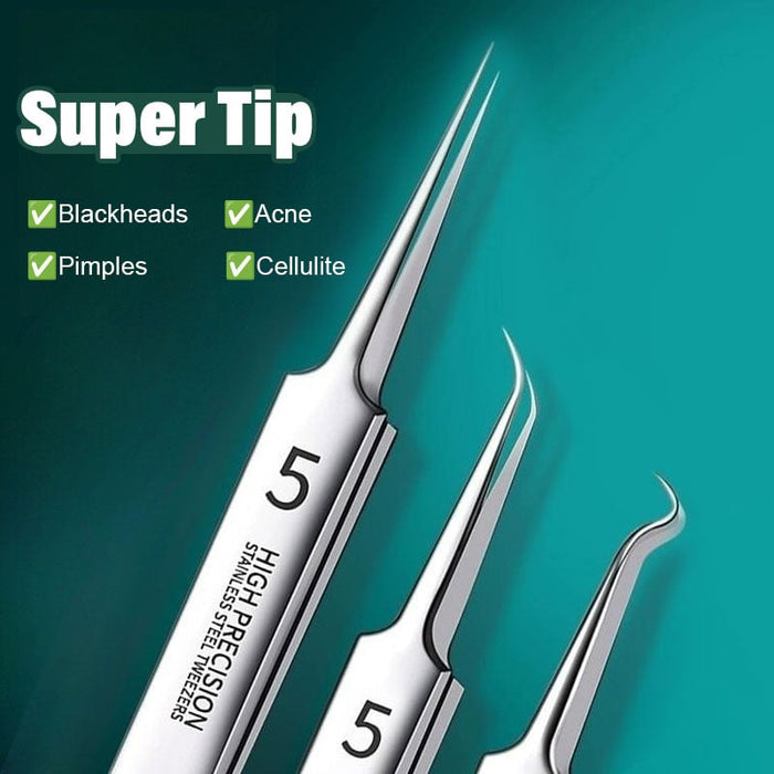 Precision Blackhead Tweezers Set