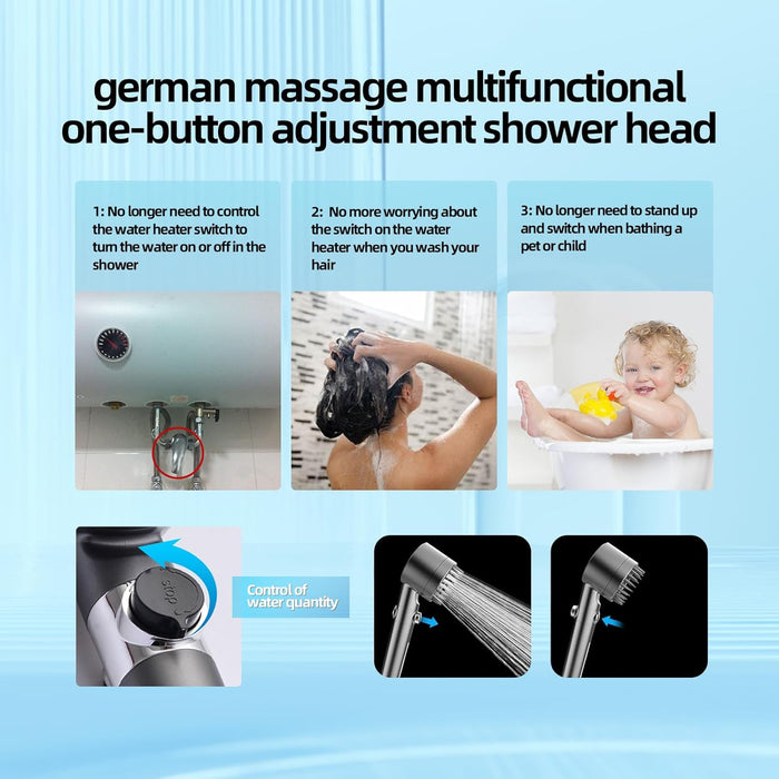 German Massage Shower Head