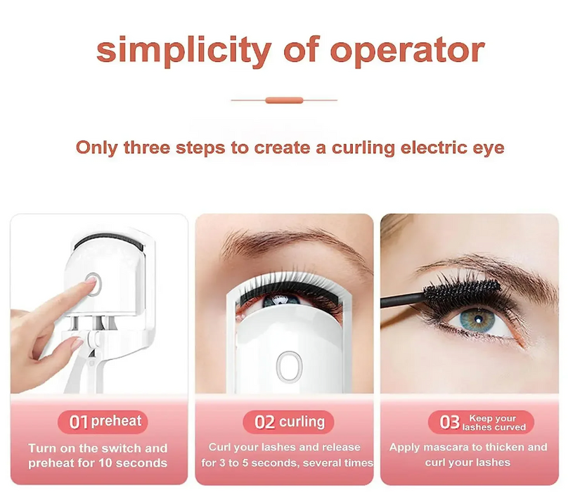 🌲Early Christmas Sale - SAVE OFF 60%🎁 Heated Eyelash Curlers