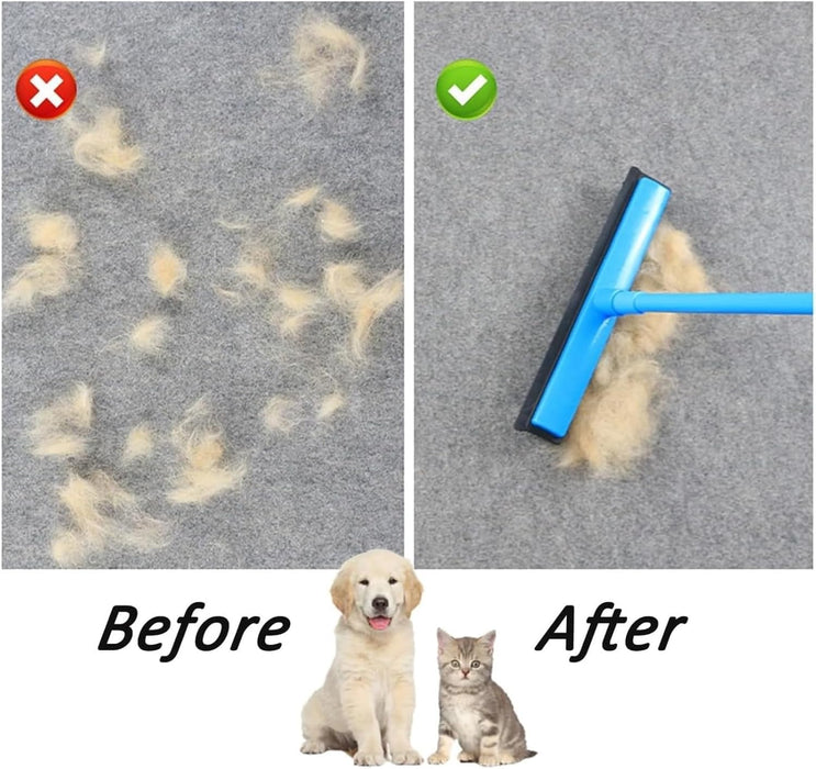 Pet Hair Removal Rubber Broom