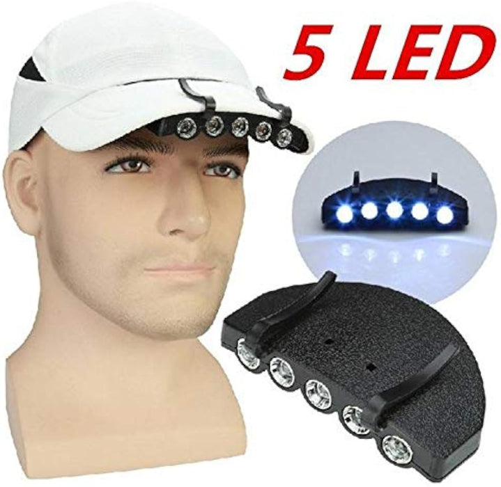 🔥LAST DAY SPECIAL SALE 60% OFF 🔥Hat Brim Clip Lamp with 5 LED