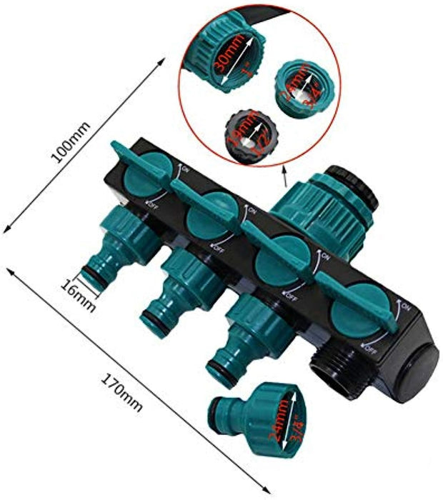 Splitter Water Pipe 4 Way