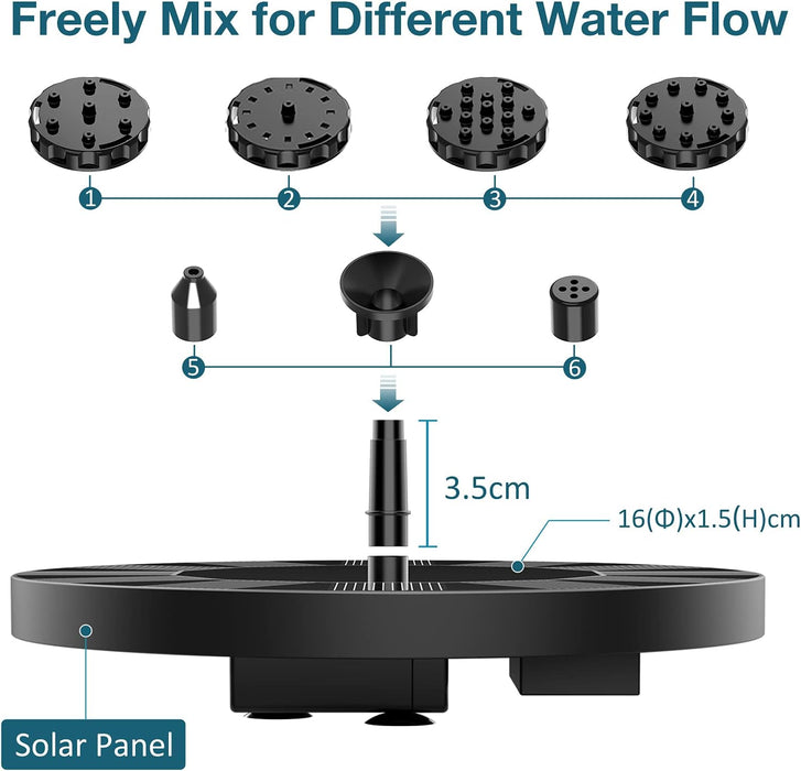 Mini Solar Water Fountain