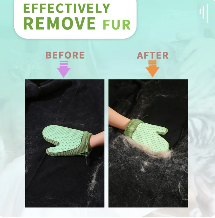 2 in 1 Pet Hair Glove & Pet Fur Remover Glove