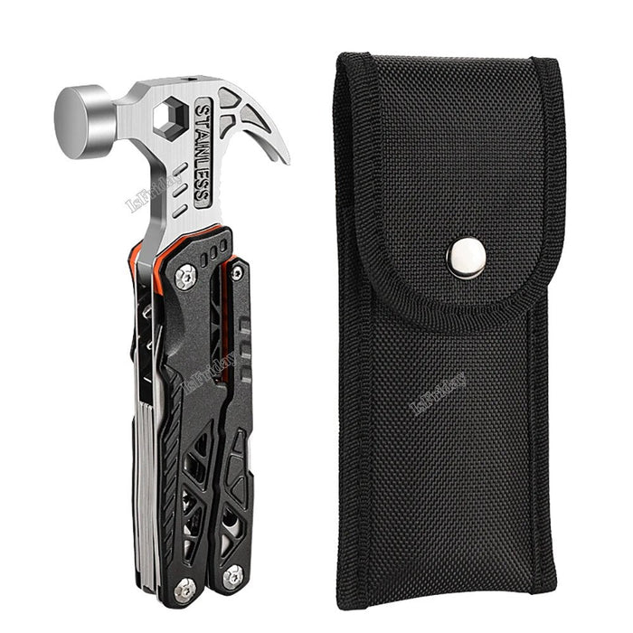 16 in 1 Adjustable Wrench Multitool Hammer