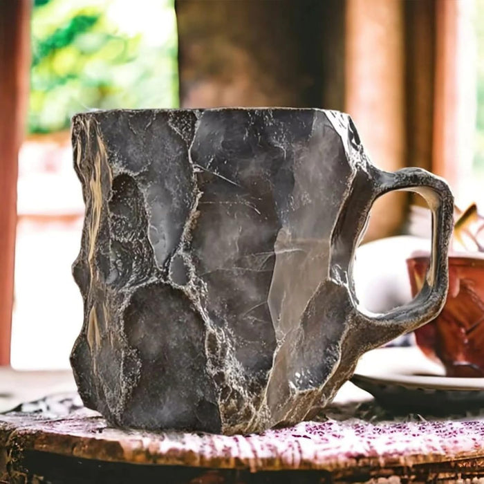 Natural Resin Mineral Crystal Coffee Cup