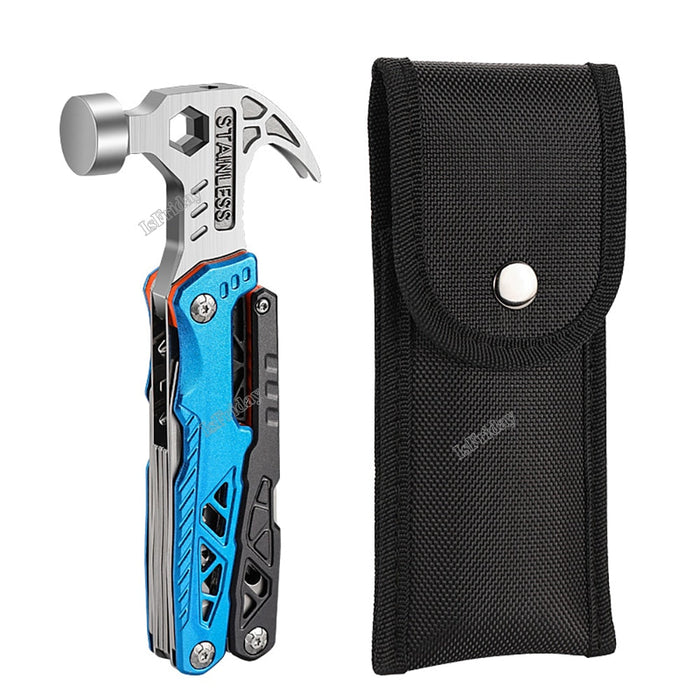 16 in 1 Adjustable Wrench Multitool Hammer