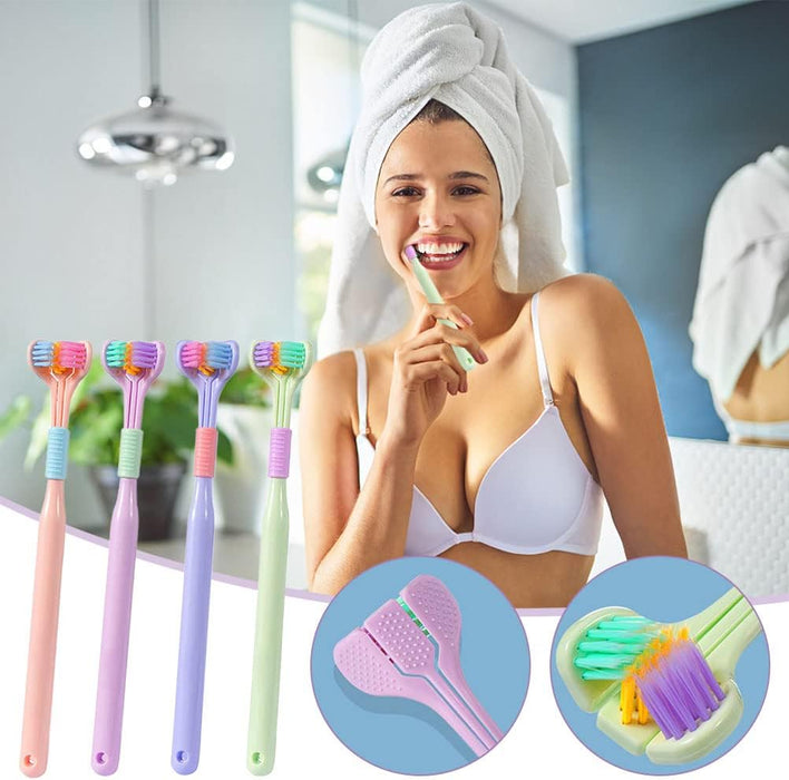 🔥Last Day Special Sale 65% OFF🔥Three-Sided Soft Hair Tooth Toothbrush