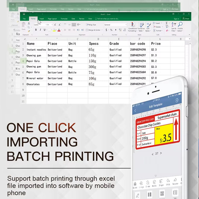 B21 Bluetooth Label Printer