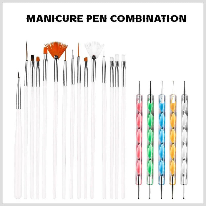 20pcs Nail Art Design Tools