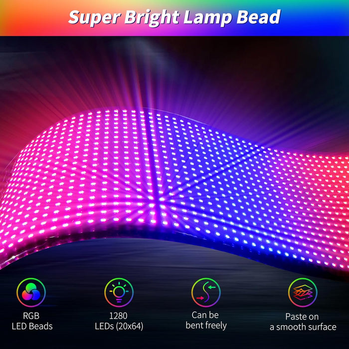 GlowSync LED Matrix Panel