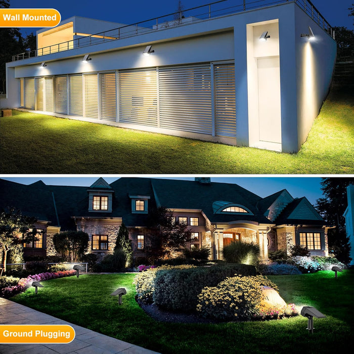 72 LEDs Solar Spot Lights Outdoor Waterproof