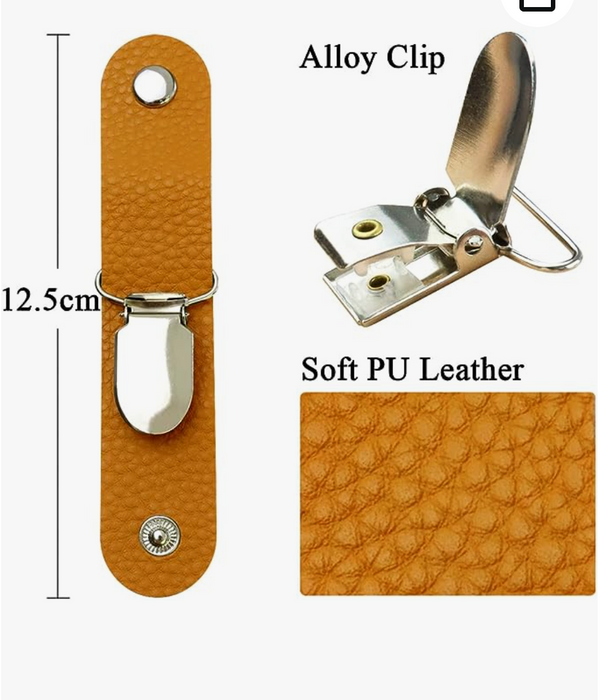 PU leather Hat Clip for Travel