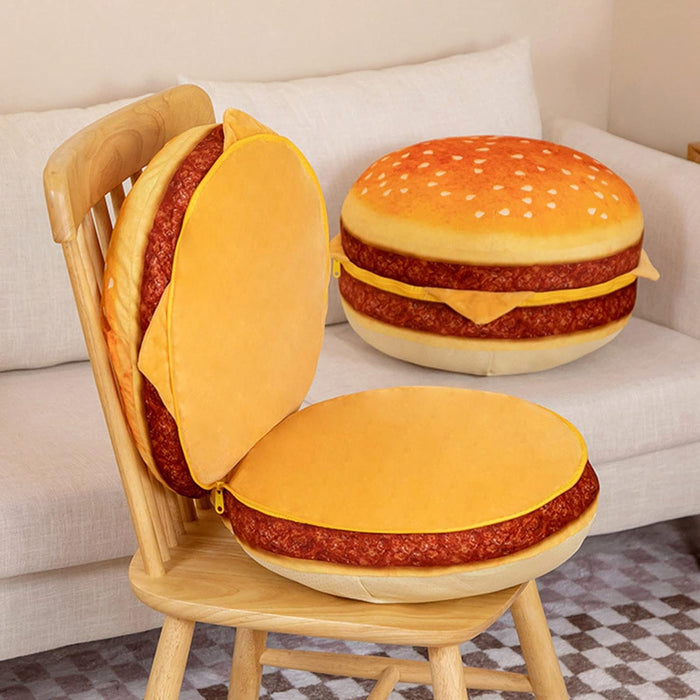 🔥LAST DAY SPECIAL SALE 66% OFF 🔥3D Simulation Plush Burger Pillow