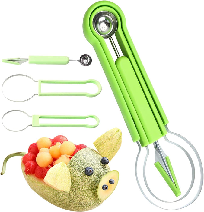 🔥LAST DAY SPECIAL SALE 60% OFF 🔥4 In 1 Stainless Steel Fruit Carving Tools Knife Kit