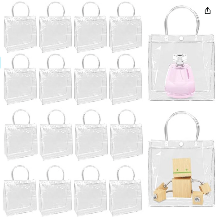 🌲 Early Christmas Sale - SAVE OFF 50% 🎁 Clear Gift Bag with Handles