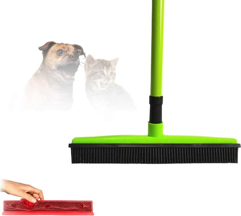 Pet Hair Removal Rubber Broom